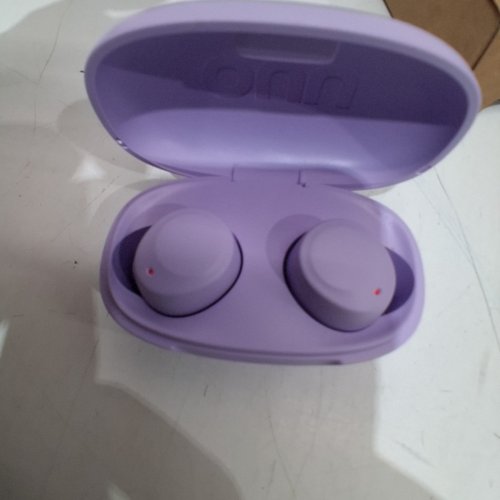 ONN. WIRELESS BLUETOOTH EARPHONES WITH ADAPTIVE NOISE CANCELLATION & CHARGING CASE - LILAC (MODEL: AALAV100074914) image 4