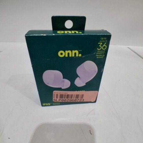 ONN. WIRELESS BLUETOOTH EARPHONES WITH ADAPTIVE NOISE CANCELLATION & CHARGING CASE - LILAC (MODEL: AALAV100074914) image 8