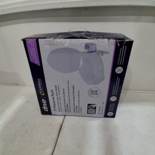 DRIVE MEDICAL PRESERVETECH™ RAISED TOILET SEAT WITH BIDET - 400LB CAPACITY - WHITE (MODEL: RTL12C006-WH) image 4