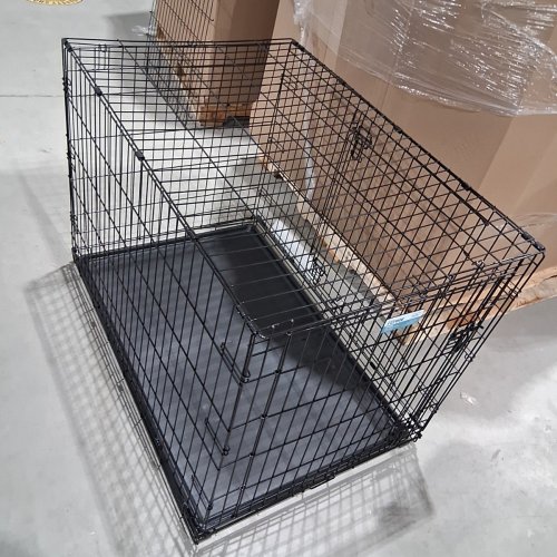 MIDWEST HOMES FOR PETS DOG CRATE - 42" X 28" X 30" - BLACK - (MODEL:1542DDU) image 2