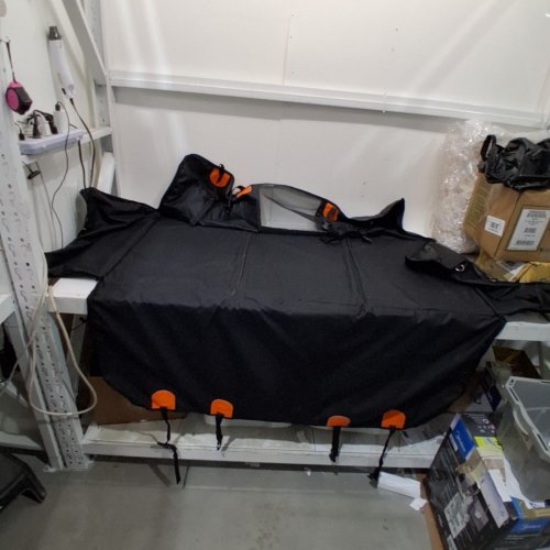 WATERPROOF DOG CAR SEAT COVER FOR BACK SEAT - 49.5" X 23.5" - BLACK image 2