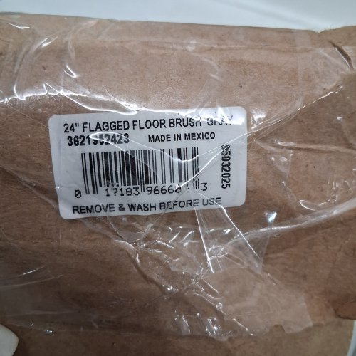 CARLISLE SPARTA HARDWOOD BLOCK FLAGGED FLOOR SWEEP BRUSH REPLACEMENT - 24 X 3" - BROWN/GREY (MODEL: 3621952423) image 3