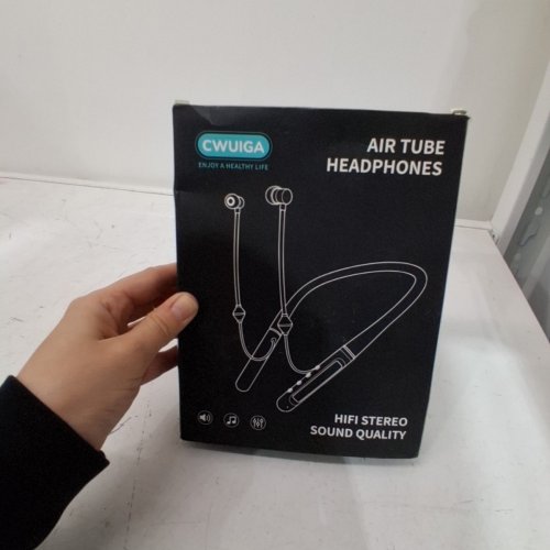 CWUIGA BLUETOOTH NECKBAND AIR TUBE EARBUDS - BLACK image 4