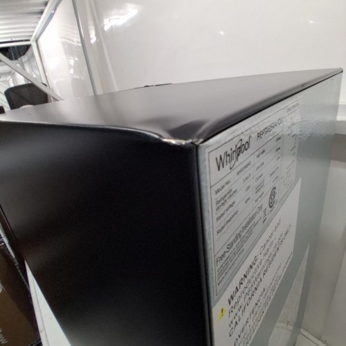WHIRLPOOL SINGLE DOOR REFRIGERATOR - 3.3CU FT - BLACK (MODEL: WHR33MBKE) image 3