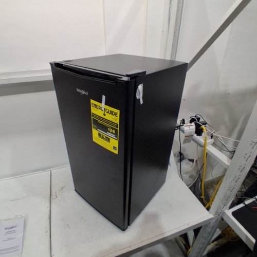 WHIRLPOOL SINGLE DOOR REFRIGERATOR - 3.3CU FT - BLACK (MODEL: WHR33MBKE) image 6