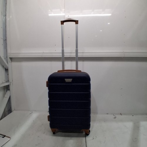 COOLIFE HARD SIDE ABS SPINNER WHEEL CARRY ON LUGGAGE - 20" - BROWN/BLUE (MODEL: CA000013) image 2