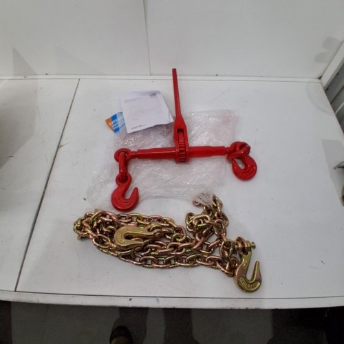 GARVEE HEAVY DUTY RATCHET BINDER - 3/8" TO 5/16" - 25" - 32" ADJUSTABLE LENGTH - RED image 2