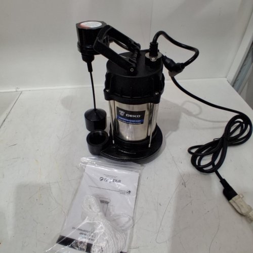 DEKOPRO CAST IRON VERTICAL FLOAT SWITCH SUBMERSIBLE SUMP PUMP- 3/4HP- 4600GPH- 110V- BLACK (MODEL: DSSP750C1-US) image 3