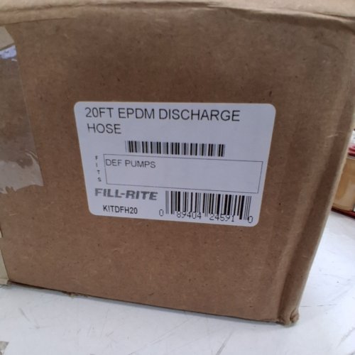 FILL-RITE EPDM DISCHARGE HOSE - 20FT (ITEM: KITDFH20) image 2