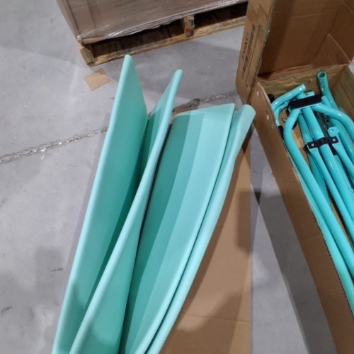 MARFULA FOLDABLE GYMNASTIC BAR FOR KIDS - 9 HEIGHT LEVELS, MAX 200 LBS WEIGHT CAPACITY - 5FT - TEAL image 7