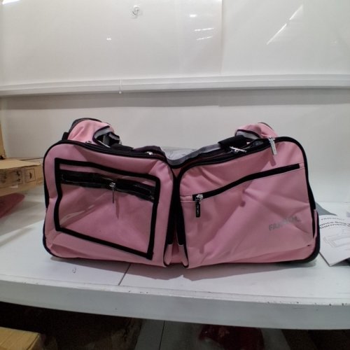 FANWOLI DANCE BAG WITH GARMENT RACK - 23" - PINK/BLACK image 2