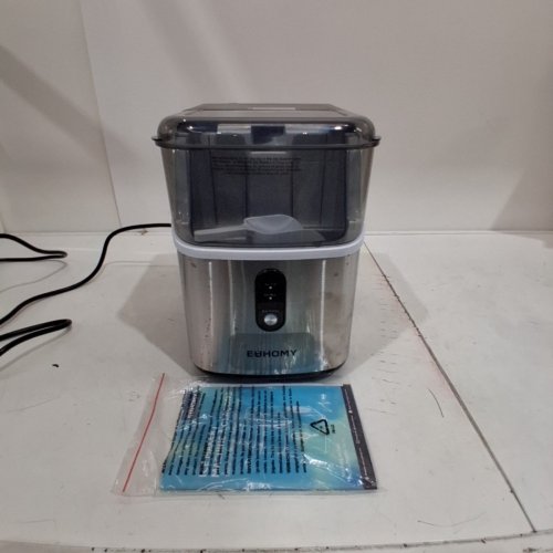 EUHOMY COUNTERTOP NUGGET ICE MAKER - MAKES 35LBS/DAY - STAINLESS STEEL ( MODEL: IM-15S) image 3