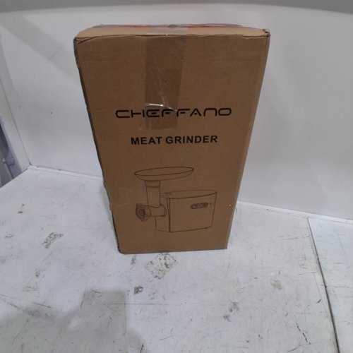 CHEFFANO HEAVY-DUTY MEAT/FOOD GRINDER WITH SAUSAUGE STUFFER - SILVER (MODEL: AZ-MG091) image 5