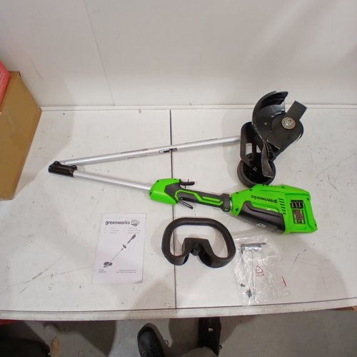 GREENWORKS *TOOL ONLY* BRUSHLESS CORDLESS GRASS EDGER - 8" - 48V - GREEN (MODEL: STE406) image 2