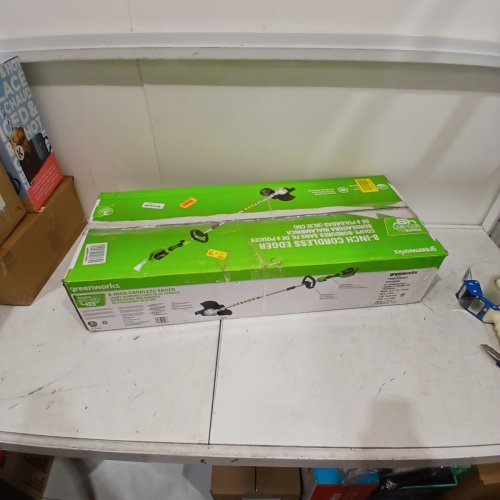 GREENWORKS *TOOL ONLY* BRUSHLESS CORDLESS GRASS EDGER - 8" - 48V - GREEN (MODEL: STE406) image 7