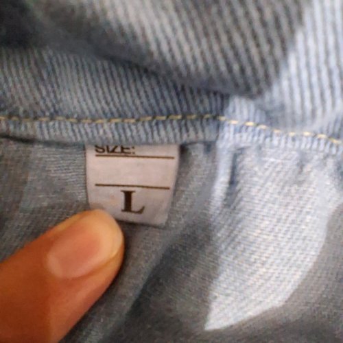 WOMENS DENIM CASUAL JACKET - EXTRA LARGE - BLUE image 3