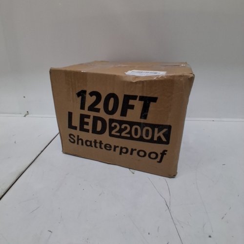 OHLUX OUTDOOR BISTRO STRING LIGHTS - 120FT, WITH 32 SHATTERPROOF ST38 VINTAGE EDISON BULBS, 2200K WARM, DIMMABLE, CONNECTABLE LED LIGHT STRING - WARM WHITE (MODEL: GLS-20J2P-E17-ST38-1-100) image 2