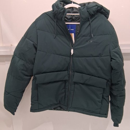 JACK & JONES PUFFER JACKET - MEDIUM - MAGICAL FOREST GREEN (STYLE: 12238849) image 2