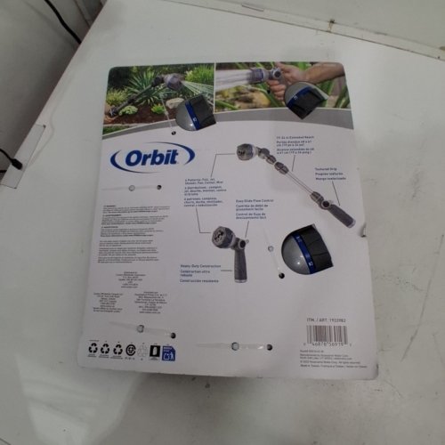3PC ORBIT MULTI-PATTERN WATERING NOZZLES WITH TELESCOPIC WAND - 19" TO 24" - BLUE/GREY (MODEL: 1933983) image 3