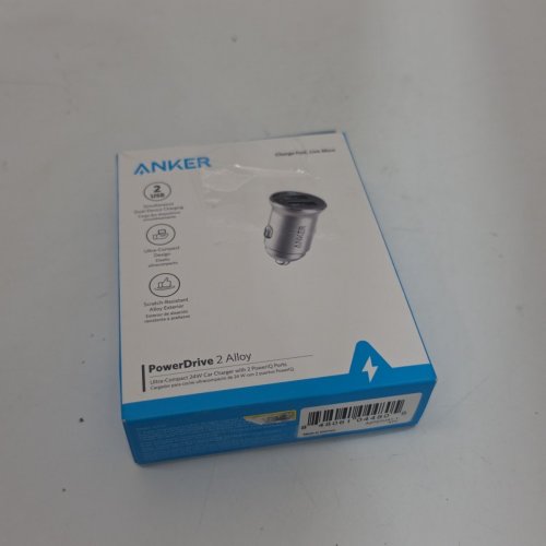 ANKER POWERDRIVE 2 ALLOY CAR CHARGER - 24W - SILVER (MODEL: A2727H41-1) image 3