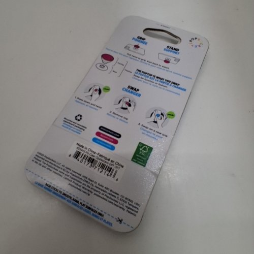POPSOCKETS ADHESIVE PHONE GRIP AND STAND WITH SWAPPABLE TOP - CLEAR IRIDESCENT image 3