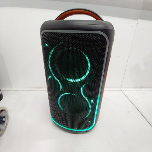 VUOPAX PORTABLE BLUETOOTH RGB WIRELESS PARTY AMPLIFIED BASS SPEAKER - BLACK / ORANGE (MODEL: B72) image 2