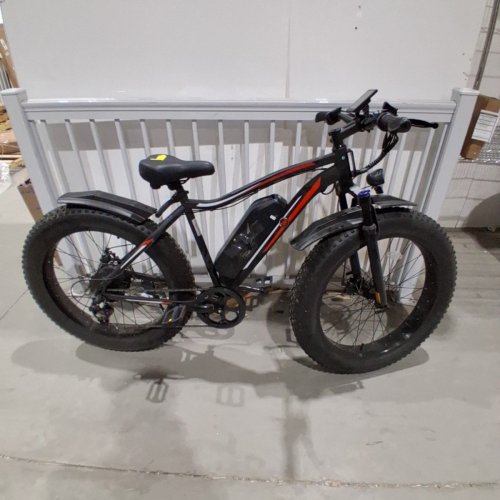 WHEELSPEED 48V ELECTRIC BIKE FOR ADULTS WITH FAT TIRES - 32KM/H 26" X 4" - BLACK image 3