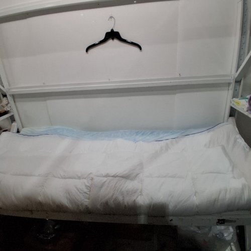 MEMORY FOAM MATTRESS TOPPER - 2" - QUEEN - WHITE image 2
