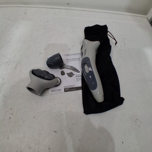 HOMEDICS HANDHELD BODY MASSAGER - GRAY (MODEL: HHP-110A-THP) image 3
