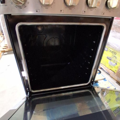 ELEMENT SLIDE-IN COIL STOVE RANGE WITH 4 BURNERS - 24" - 3.7 CU. FT - STAINLESS STEEL / BLACK (MODEL:EECR24MES-CA) image 4