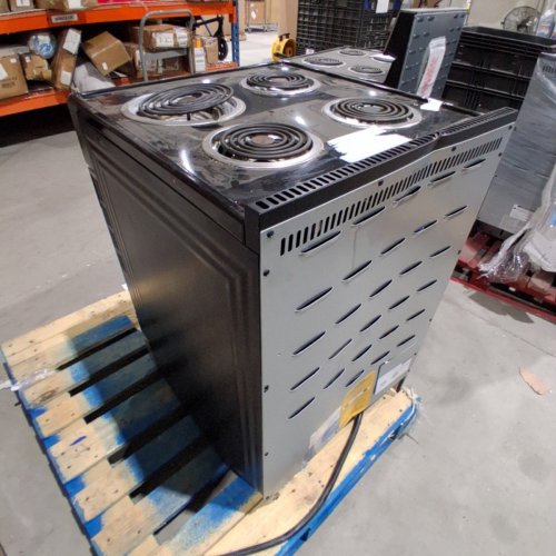 ELEMENT SLIDE-IN COIL STOVE RANGE WITH 4 BURNERS - 24" - 3.7 CU. FT - STAINLESS STEEL / BLACK (MODEL:EECR24MES-CA) image 5