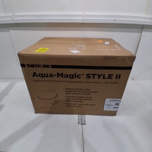 THETFORD LOW-PROFILE AQUA-MAGIC STYLE II CHINA BOWL TOILET - 14" - WHITE (MODEL: 42059) image 3