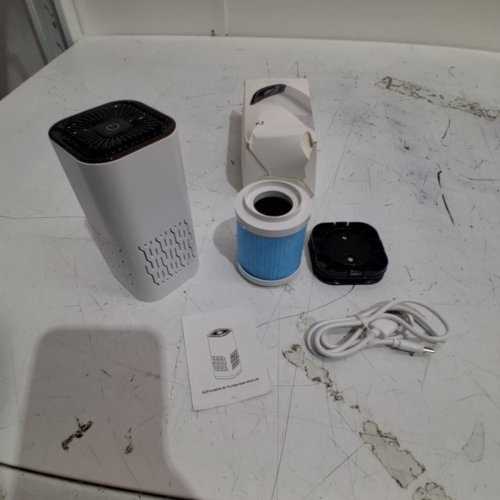 PORTABLE AIR PURIFIER - 5V - 5.5" - BLACK / WHITE (MODEL: K2) image 3