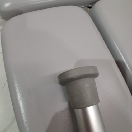 MEDLINE GUARDIAN PADDED TRANSFER BENCH WITH BACK - 400LBS - GREY (MODEL: G3-100KBPX1) image 3