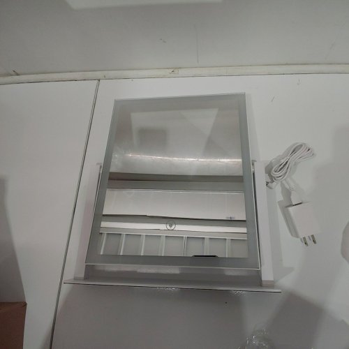 LED TABLETOP MAKEUP MIRROR VANITY LIGHT - 12" - 10W - WHITE (MODEL: MM-12" - 10W-F) image 3
