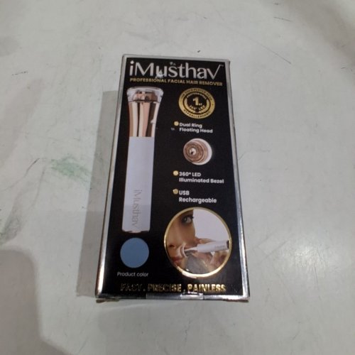 IMUSTHAV PROFESSIONAL FACIAL HAIR REMOVER - CRYSTAL BLUE (MODEL: MV300) image 5