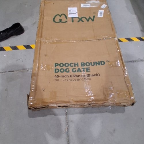 FXW HOMEPLUS 6 PANEL INDOOR DOG PLAYPEN - 45" - BLACK (MODEL: 123-4506-BK-23V20) image 3