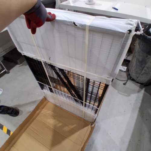 FXW HOMEPLUS 6 PANEL INDOOR DOG PLAYPEN - 45" - BLACK (MODEL: 123-4506-BK-23V20) image 8