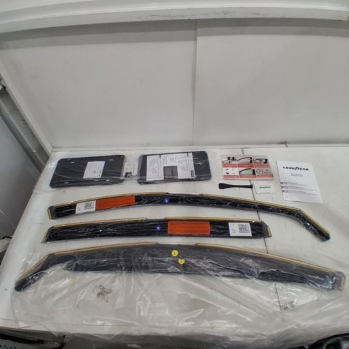 4PC GOODYEAR SHATTERPROOF IN-CHANNEL WINDOW DEFLECTORS COMPATIBLE WITH HONDA HR-V SUV (2016-2022) - BLACK (MODEL: GY007818) image 2