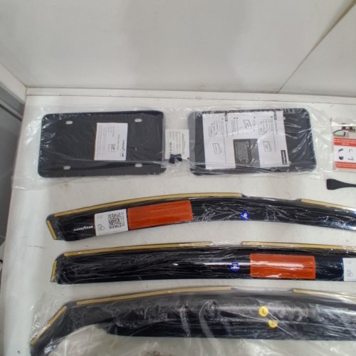 4PC GOODYEAR SHATTERPROOF IN-CHANNEL WINDOW DEFLECTORS COMPATIBLE WITH HONDA HR-V SUV (2016-2022) - BLACK (MODEL: GY007818) image 3