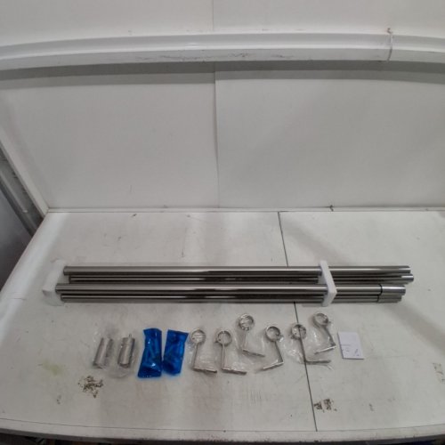 2PK UMBRA CURTAIN ROD KIT - 42" TO 108" - NICKEL (MODEL: 2881747) image 2