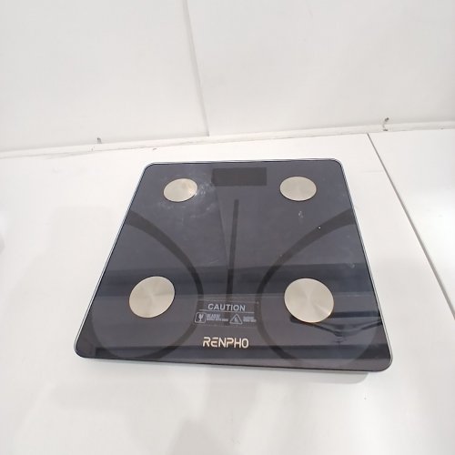 RENPHO SMART SCALE FOR BODY WEIGHT, BMI, AND BODY MEASUREMENTS WITH SMARTPHONE APP SYNC - 400 LBS - BLACK (MODEL: ELIS 1) image 3