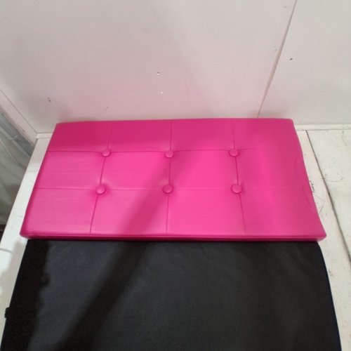 COSYLAND FAUX LEATHER BENCH OTTOMAN WITH STORAGE - 31.2" X 15.3" - PINK - (MODEL: CS0094-4) image 3