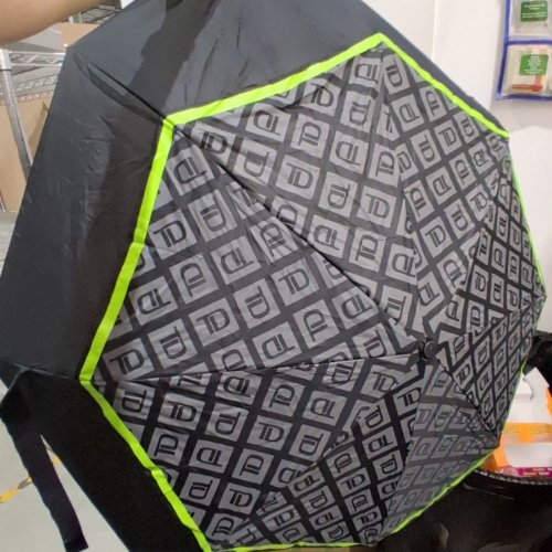TD CUSTOMIZED TRAVEL UMBRELLA - 42" - BLACK image 5