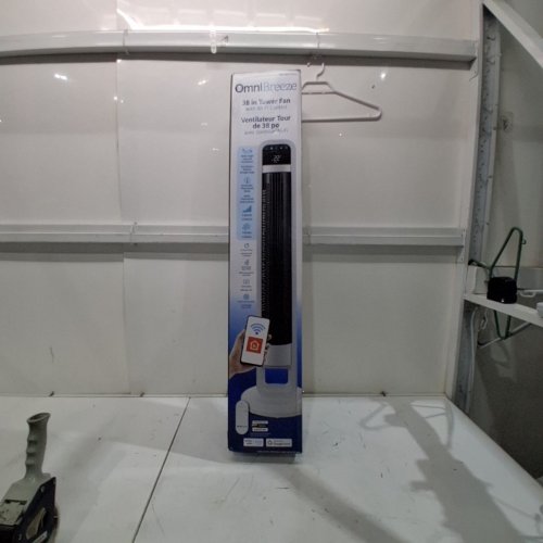 OMNIBREEZE INTERNAL OSCILLATION AND WI-FI 5 SPEEDS 4 BREEZE MODES SMART CONTROLTOWER FAN - 38" - WHITE (MODEL: DC2313R-G) image 6