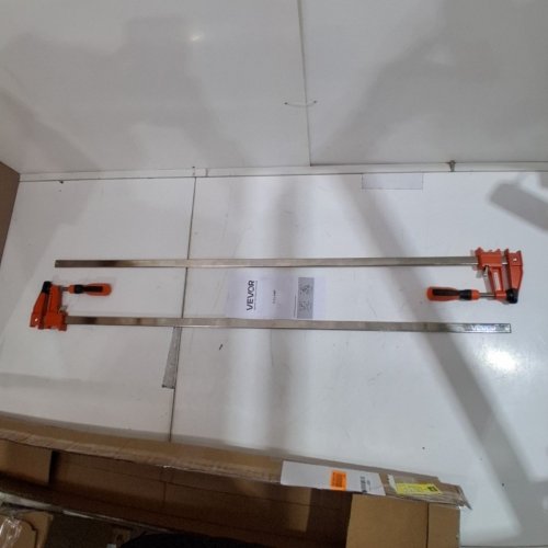 2PK VEVOR BAR F-CLAMP - 36" JAW OPENING - ORANGE (MODEL: ‎F600-36) image 2