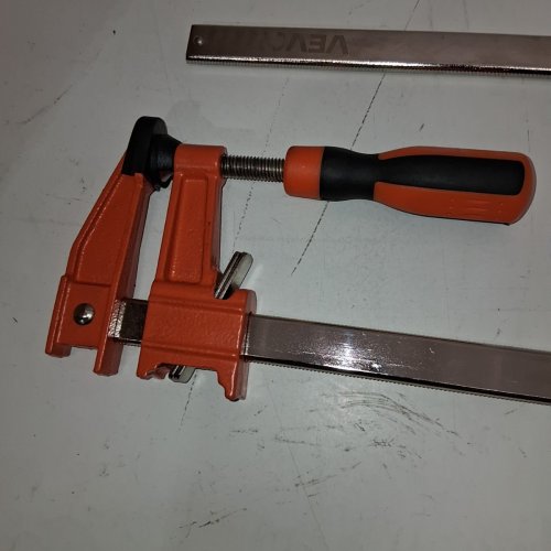 2PK VEVOR BAR F-CLAMP - 36" JAW OPENING - ORANGE (MODEL: ‎F600-36) image 4