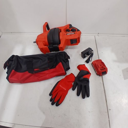 EZUVITA CORDLESS ELECTRIC DRAIN CLEANER KIT - 20 V - RED (MODEL: EZ127001US) image 3