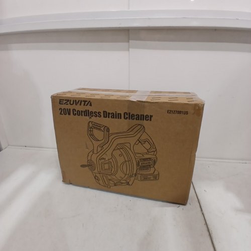 EZUVITA CORDLESS ELECTRIC DRAIN CLEANER KIT - 20 V - RED (MODEL: EZ127001US) image 4