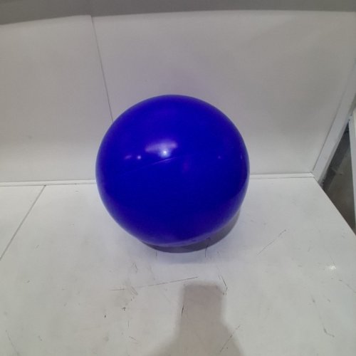 JOLLYPETS JOLLYBALL PUSH-N-PLAY TOY BALL FOR BIGGER DOGS/PETS - 14" - BLUE image 2